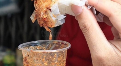 Bánh Tráng Chấm Muối Tắc
