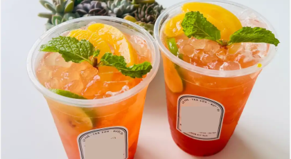 Trà Đào Phúc Bồn Tử 3Q (Thêm Topping +5K)