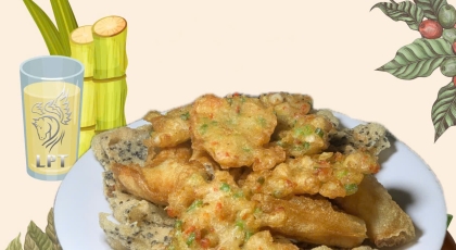 Chả Mực Chiên Bánh Tráng, Răng Mực Chiên Bột